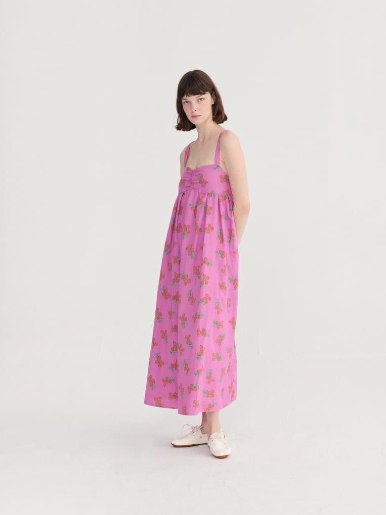 Bobo Choses Juicy Tomatoes Pattern Strap Dress Kleid Damen lila